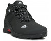 Adidas Terrex Climaproof High Black White с мехом